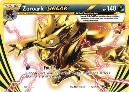 Image of Zoroark BREAK 092/162  - Holofoil XY  BREAKthrough - Rare BREAK