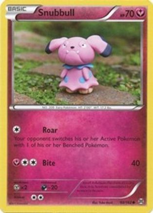Image of Snubbull 098/162  - Reverse Holofoil XY  BREAKthrough - Common