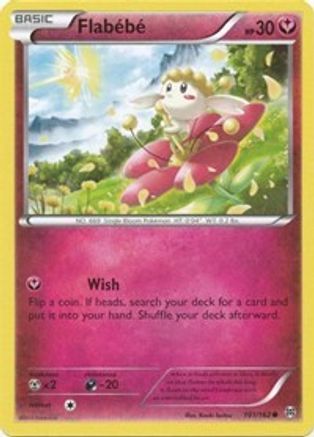 Image of Flabebe 101/162  - Reverse Holofoil XY  BREAKthrough - Common
