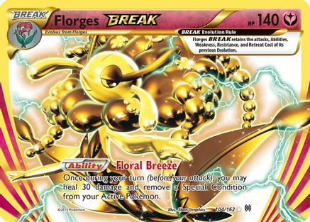 Image of Florges BREAK 104/162  - Holofoil XY  BREAKthrough - Rare BREAK