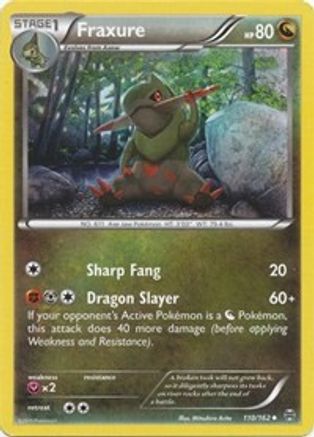 Image of Fraxure 110  - Reverse Holofoil XY  BREAKthrough - Uncommon