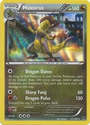 Image of Haxorus 111/162  - Reverse Holofoil XY  BREAKthrough - Holo Rare