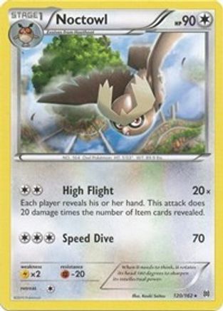 Image of Noctowl 120  - Reverse Holofoil XY  BREAKthrough - Rare