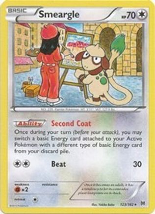 Image of Smeargle 123/162  XY  BREAKthrough - Rare