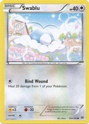 Image of Swablu 124/162  XY  BREAKthrough - Common