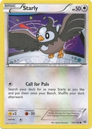 Image of Starly 125  XY  BREAKthrough - Common