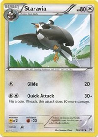 Image of Staravia 126  - Reverse Holofoil XY  BREAKthrough - Uncommon