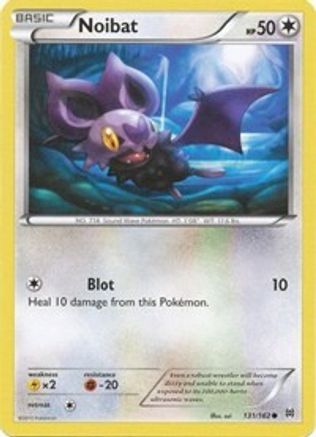 Image of Noibat (131) 131/162  - Reverse Holofoil XY  BREAKthrough - Common