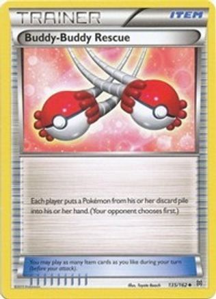 Image of Buddy-Buddy Rescue 135/162  - Reverse Holofoil XY  BREAKthrough - Uncommon