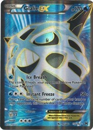 Image of Glalie EX (Full Art) 155/162  - Holofoil XY  BREAKthrough - Ultra Rare