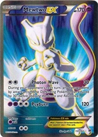 Image of Mewtwo EX (157 Full Art) 157/162  - Holofoil XY  BREAKthrough - Ultra Rare