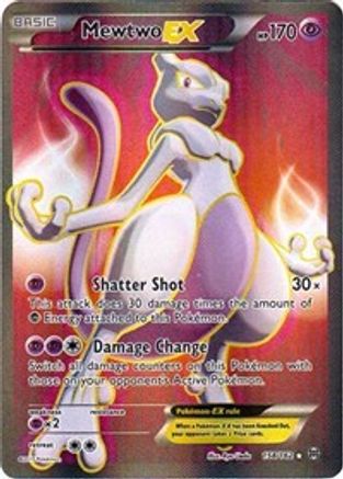 Image of Mewtwo EX (158 Full Art) 158/162  - Holofoil XY  BREAKthrough - Ultra Rare