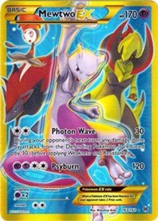 Image of Mewtwo EX (163 Secret Full Art) 163/162  - Holofoil XY  BREAKthrough - Secret Rare