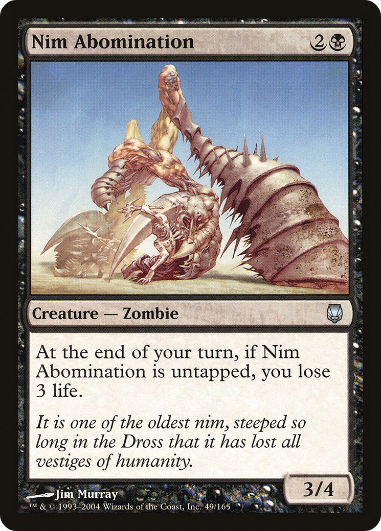 Image of Nim Abomination (DST-049) - Darksteel Foil