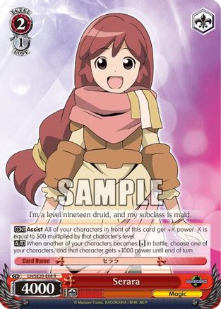 Image of Serara (Alternate Foil) (LH/SE20-E08 R) - LOG HORIZON