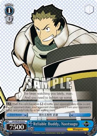 Image of Reliable Buddy, Naotsugu (Alternate Foil) (LH/SE20-E33 R) - LOG HORIZON