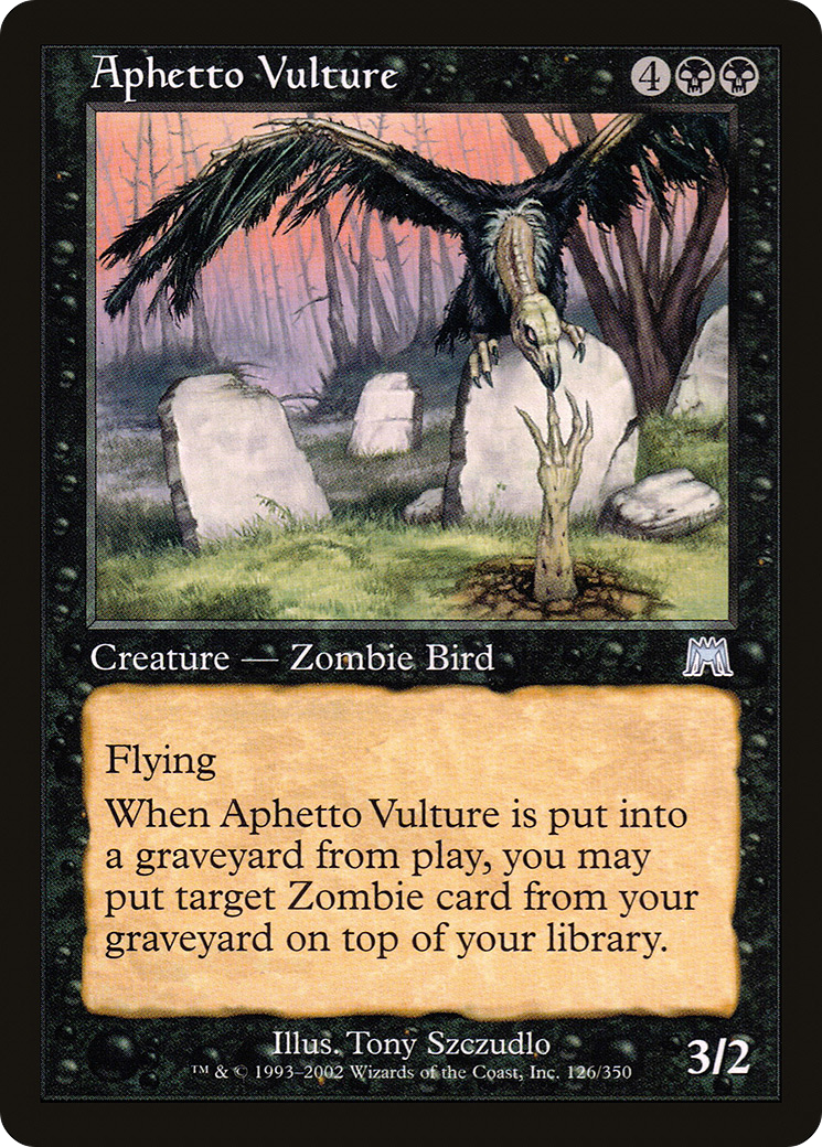 Image of Aphetto Vulture (ONS-126) - Onslaught Foil