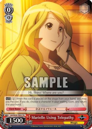 Image of Marielle Using Telepathy (LH/SE20-TE03 TD) - LOG HORIZON