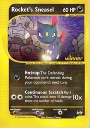 Image of Rocket's Sneasel 005  Best of Promos - Promo