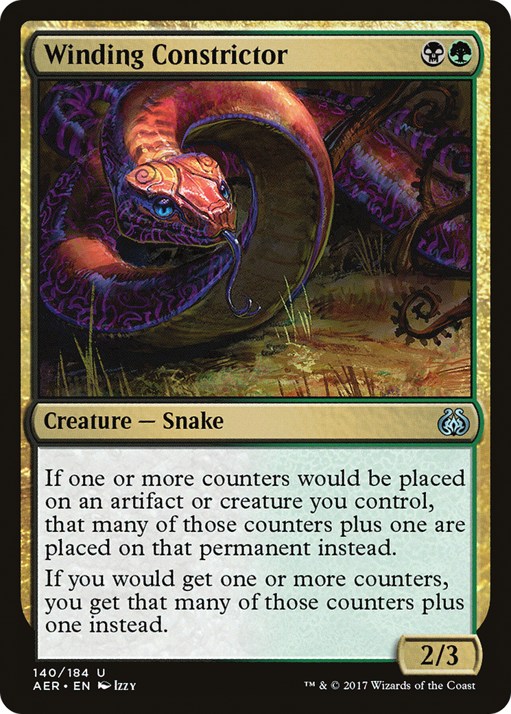 Image of Winding Constrictor (AER-140) - Aether Revolt Foil