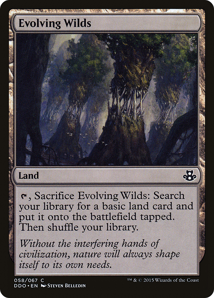 Image of Evolving Wilds (DDO-058) - Duel Decks: Elspeth vs. Kiora