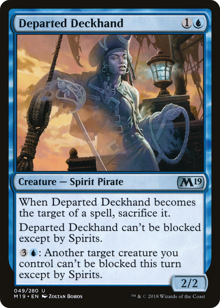 Image of Departed Deckhand (M19-049) - Core Set 2019