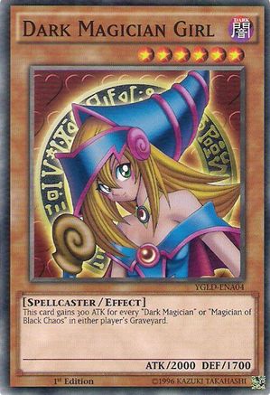Image of Dark Magician Girl (A) (YGLD-ENA04) - King of Games: Yugi's Legendary Decks Unlimited