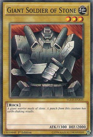 Image of Giant Soldier of Stone (YGLD-ENA15) - King of Games: Yugi's Legendary Decks Unlimited