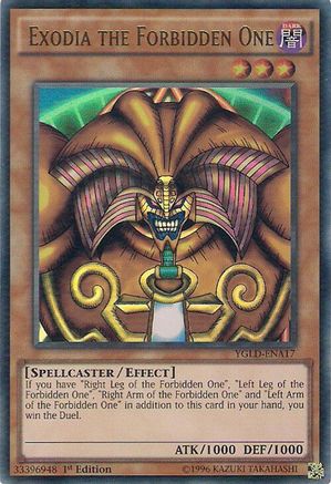 Image of Exodia the Forbidden One (YGLD-ENA17) - King of Games: Yugi's Legendary Decks Unlimited