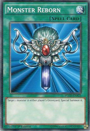Image of Monster Reborn (A) (YGLD-ENA23) - King of Games: Yugi's Legendary Decks 1st Edition