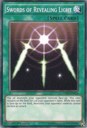 Image of Swords of Revealing Light (A) (YGLD-ENA24) - King of Games: Yugi's Legendary Decks Unlimited