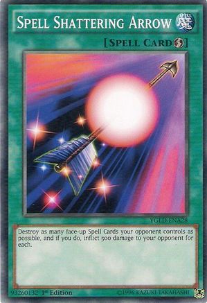 Image of Spell Shattering Arrow (YGLD-ENA28) - King of Games: Yugi's Legendary Decks Unlimited