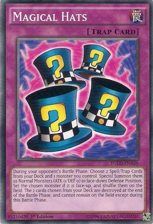 Image of Magical Hats (A) (YGLD-ENA38) - King of Games: Yugi's Legendary Decks 1st Edition