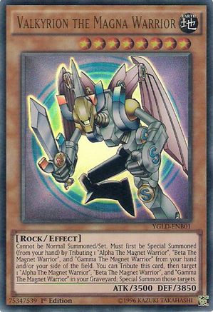 Image of Valkyrion the Magna Warrior (YGLD-ENB01) - King of Games: Yugi's Legendary Decks 1st Edition