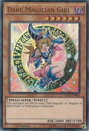 Image of Dark Magician Girl (B) (YGLD-ENB03) - King of Games: Yugi's Legendary Decks Unlimited