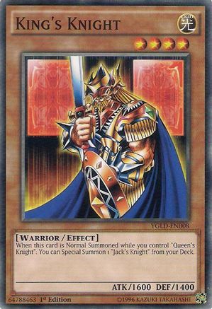 Image of King's Knight (B) (YGLD-ENB08) - King of Games: Yugi's Legendary Decks 1st Edition