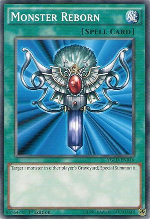 Image of Monster Reborn (B) (YGLD-ENB16) - King of Games: Yugi's Legendary Decks 1st Edition