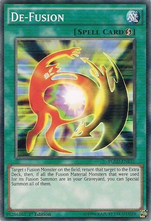 Image of De-Fusion (YGLD-ENB31) - King of Games: Yugi's Legendary Decks 1st Edition