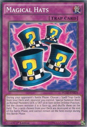 Image of Magical Hats (B) (YGLD-ENB34) - King of Games: Yugi's Legendary Decks 1st Edition