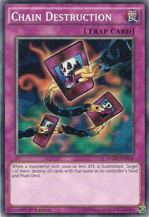 Image of Chain Destruction (YGLD-ENB38) - King of Games: Yugi's Legendary Decks Unlimited
