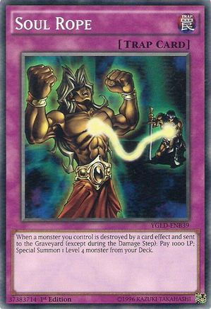 Image of Soul Rope (YGLD-ENB39) - King of Games: Yugi's Legendary Decks 1st Edition