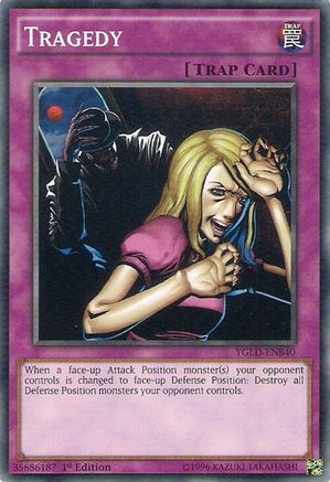 Image of Tragedy (YGLD-ENB40) - King of Games: Yugi's Legendary Decks Unlimited