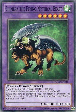 Image of Chimera the Flying Mythical Beast (YGLD-ENB41) - King of Games: Yugi's Legendary Decks 1st Edition