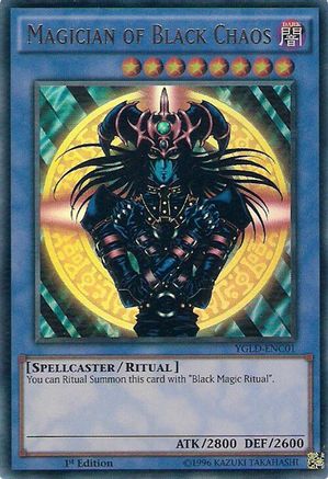 Image of Magician of Black Chaos (YGLD-ENC01) - King of Games: Yugi's Legendary Decks 1st Edition