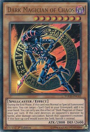 Image of Dark Magician of Chaos (YGLD-ENC02) - King of Games: Yugi's Legendary Decks 1st Edition