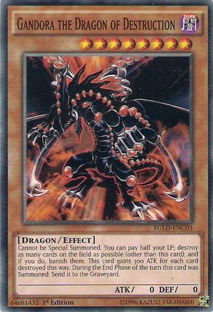 Image of Gandora the Dragon of Destruction (YGLD-ENC03) - King of Games: Yugi's Legendary Decks Unlimited