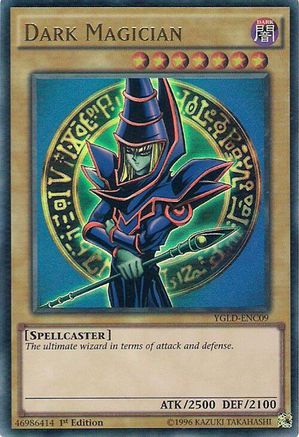 Image of Dark Magician (C) (YGLD-ENC09) - King of Games: Yugi's Legendary Decks 1st Edition