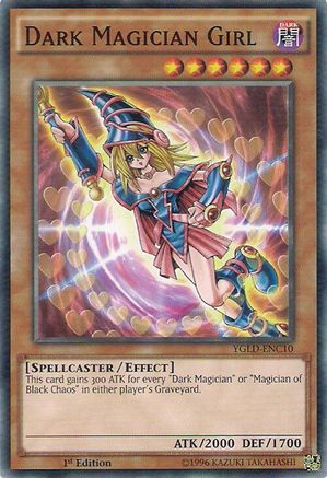 Image of Dark Magician Girl (C) (YGLD-ENC10) - King of Games: Yugi's Legendary Decks Unlimited