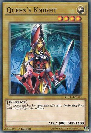 Image of Queen's Knight (C) (YGLD-ENC14) - King of Games: Yugi's Legendary Decks Unlimited