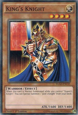 Image of King's Knight (C) (YGLD-ENC15) - King of Games: Yugi's Legendary Decks 1st Edition